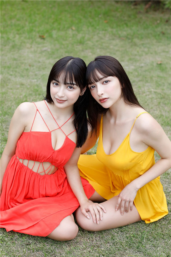 エリマリ姉妹写真集《ヤンマガアザーっす！〈ＹＭ２０２５年４／５号未公開カット〉》高清全本[112P] 日系套图-第2张
